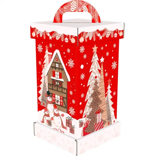 Сладкий новогодний подарок Фонарик красный 700 грамм стандарт